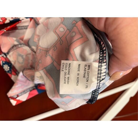 Tracy Negoshian Payton Belted Shirt Dress in Doodle in Bloom sz L NWT - Picture 7 of 7